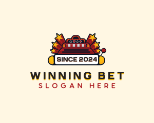 Casino Slot Machine logo design