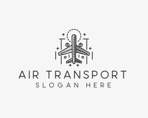 Plane Aircraft Aviation  logo design