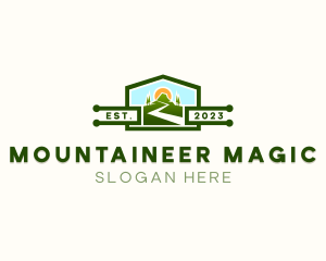 Mountaineer Summit Exploration logo design