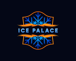 HVAC Snowflake Flame logo