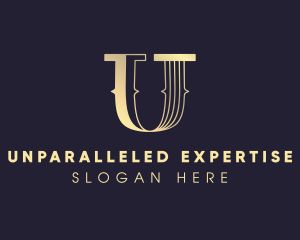 Gold Interior Design Firm logo design