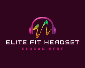 Sound Headset Music logo design