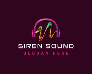 Sound Headset Music logo design