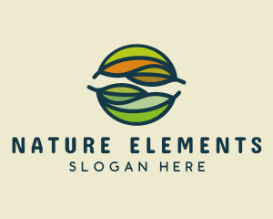 Nature Fall Leaf  logo design