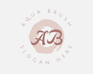 Watercolor Feminine Makeup logo design