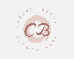 Watercolor Feminine Makeup logo design