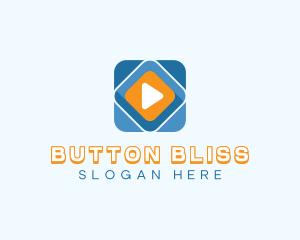 Multimedia Play Button  logo design