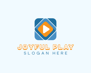 Multimedia Play Button  logo design