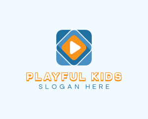 Multimedia Play Button  logo design