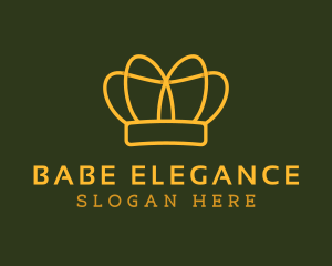 Elegant Crown Pageant logo design