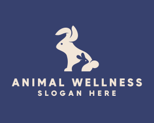 Veterinary Bunny Animal logo