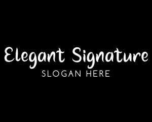 Creative Handwritten Wordmark logo design