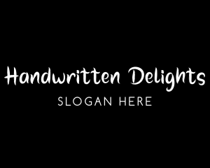 Creative Handwritten Wordmark logo design