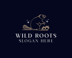 Wild Beaver Nuts logo design