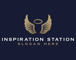 Holy Angel Wings logo