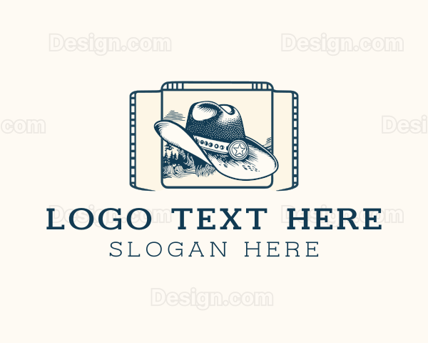 Western Cowboy Hat Logo