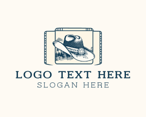 Western Cowboy Hat  Logo