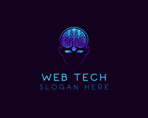 Human Brain Robotics logo design