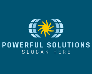 Solar Energy Panel logo design