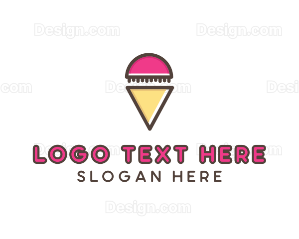 Gelato Ice Cream Logo