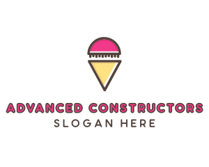 Gelato Ice Cream  logo design