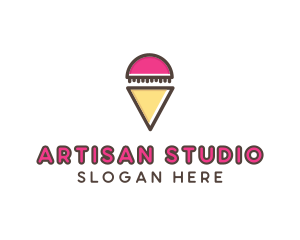 Gelato Ice Cream  logo design