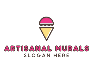 Gelato Ice Cream  logo design