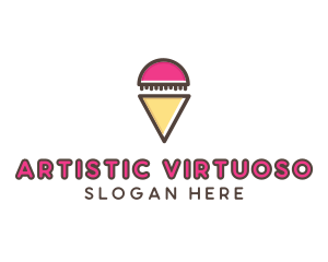 Gelato Ice Cream  logo design