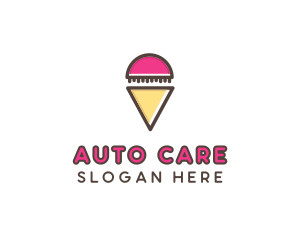 Gelato Ice Cream  logo design