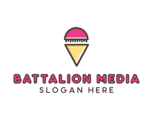 Gelato Ice Cream  logo design