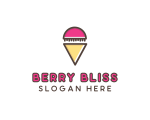 Gelato Ice Cream  logo design