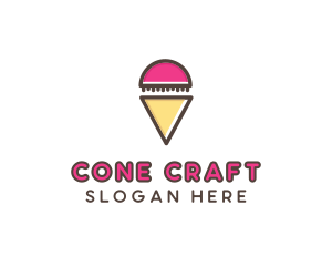 Gelato Ice Cream  logo design