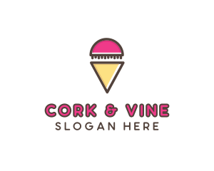 Gelato Ice Cream  logo design