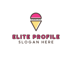 Gelato Ice Cream  logo design