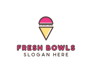 Gelato Ice Cream  logo design