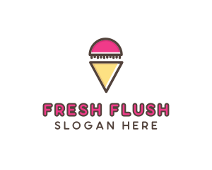 Gelato Ice Cream  logo design