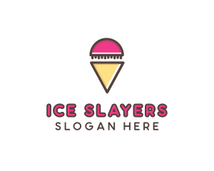 Gelato Ice Cream  logo design