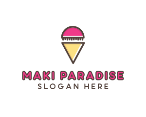 Gelato Ice Cream  logo design