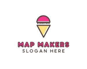 Gelato Ice Cream  logo design