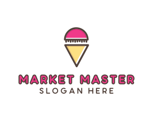 Gelato Ice Cream  logo design