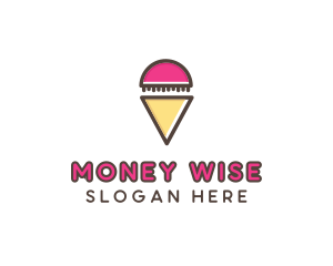 Gelato Ice Cream  logo design