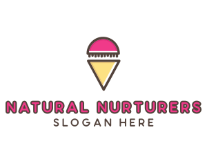 Gelato Ice Cream  logo design