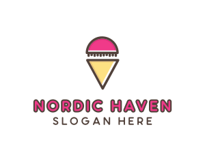 Gelato Ice Cream  logo design