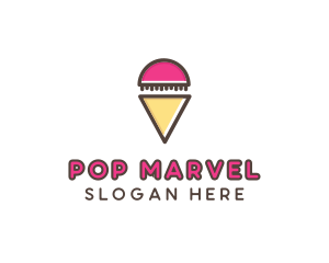 Gelato Ice Cream  logo design