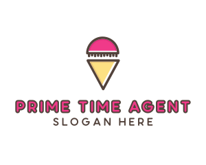 Gelato Ice Cream  logo design