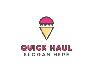 Gelato Ice Cream  logo design