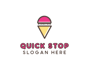 Gelato Ice Cream  logo design