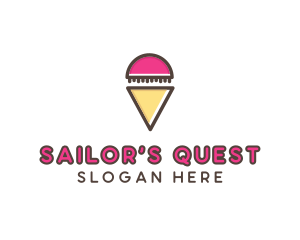 Gelato Ice Cream  logo design