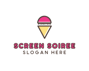 Gelato Ice Cream  logo design