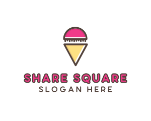 Gelato Ice Cream  logo design